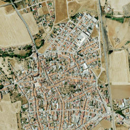 Puebla de Sancho Pérez map(satellite map)
