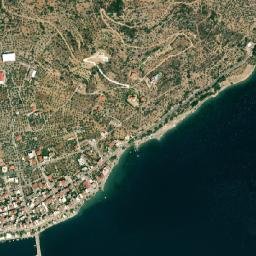 Antikyra map(satellite map)