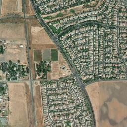 Franklin California High Resolution Satellite Map