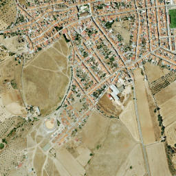 Villanueva del Fresno map(satellite map)