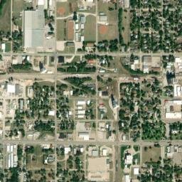 619 Washington McPherson KS High Resolution Satellite Map