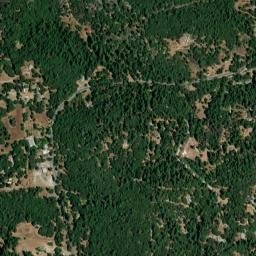 Glencoe California High Resolution Satellite Map