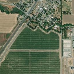 Elmira California High Resolution Satellite Map
