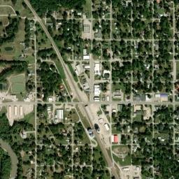La Cygne map(satellite map)