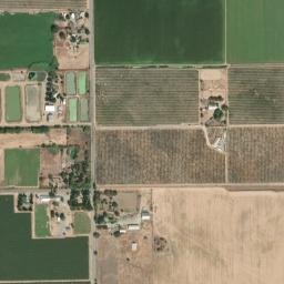 Bruceville California High Resolution Satellite Map
