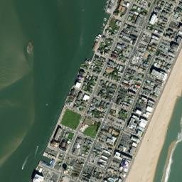 Ocean City map(satellite map)