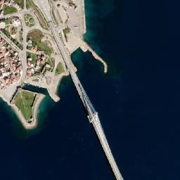 Antirrio map(satellite map)