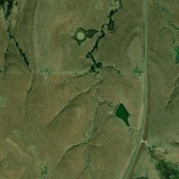 Kansas 177 Scenic, Cottonwood Falls, KS High Resolution Satellite Map