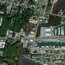 West Ocean City map(satellite map)