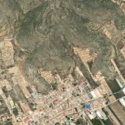 Hondón de los Frailes map(satellite map)