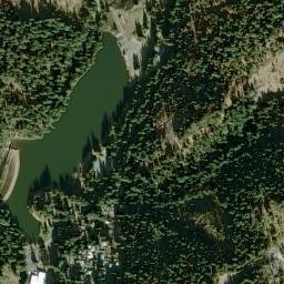 White Pines California High Resolution Satellite Map