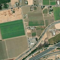 Russell California High Resolution Satellite Map