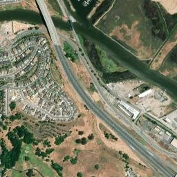 McNear California High Resolution Satellite Map