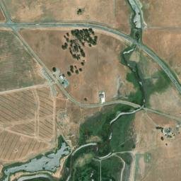 Denverton California High Resolution Satellite Map