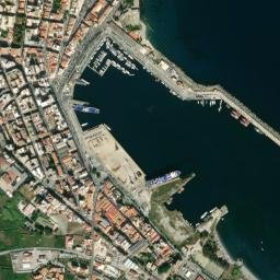 Milazzo map(satellite map)