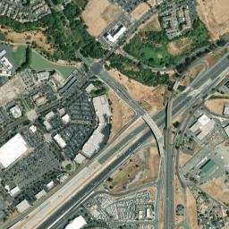 Cordelia Junction California High Resolution Satellite Map