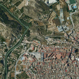 Abarán map(satellite map)