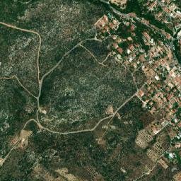 Afidnés map(satellite map)