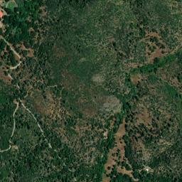 Cave City California High Resolution Satellite Map