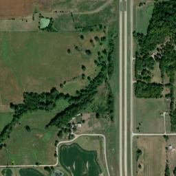 21325 City Lake Road Pleasanton KS High Resolution Satellite Map