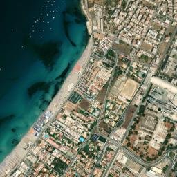 Isola delle Femmine map(satellite map)