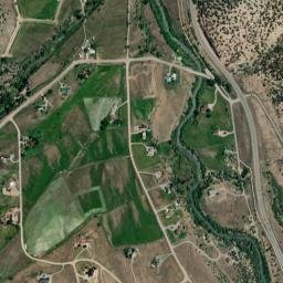 Dallas Colorado High Resolution Satellite Map