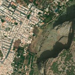 Capaci map(satellite map)