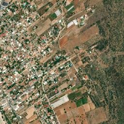 Marathónas map(satellite map)