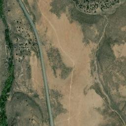 US-395 California map(satellite map)