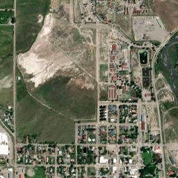 Ridgway Colorado High Resolution Satellite Map