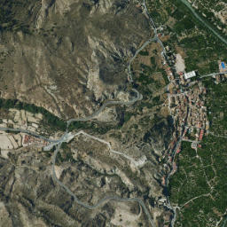 Ojós map(satellite map)