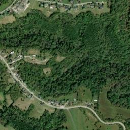 Bath County map(satellite map)