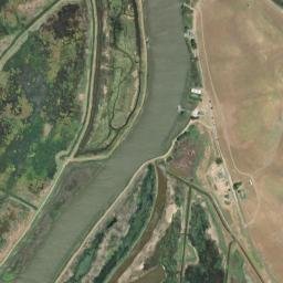 Meins Landing California High Resolution Satellite Map