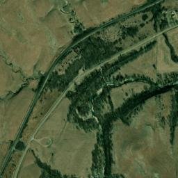 Kansas 177 Scenic, Matfield Green, KS High Resolution Satellite Map