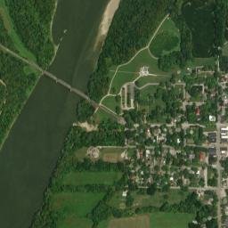 401 Main Street New Harmony IN High Resolution Satellite Map