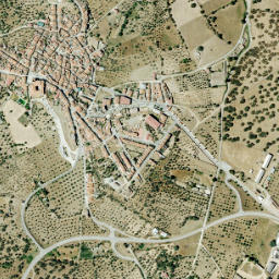 Calera de León map(satellite map)