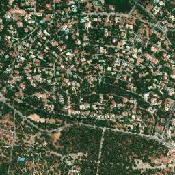 Diónysos map(satellite map)