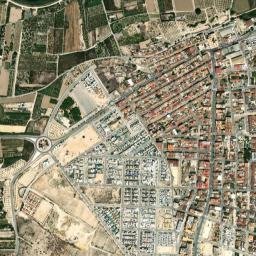 Benijofar map(satellite map)