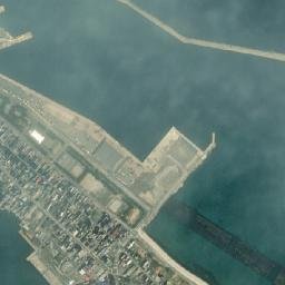 Ryōtsu-minato map(satellite map)