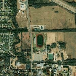 North Main Street, North Newton, KS High Resolution Satellite Map