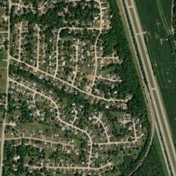 9700-9720 Lakebrook Court Evansville IN High Resolution Satellite Map