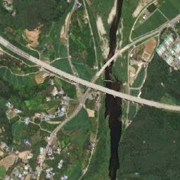 Yangyang-gun map(satellite map)