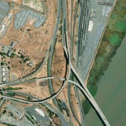 Interstate 680, Benicia, CA 94510, USA High Resolution Satellite Map