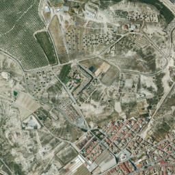 Campos del Río map(satellite map)