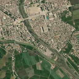 Pyŏksŏng-ŭp map(satellite map)