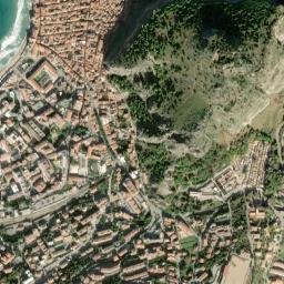 Cefalù map(satellite map)