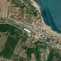 Marina di Caronia map(satellite map)