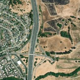 Marinwood California High Resolution Satellite Map