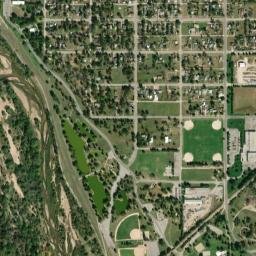 1610 South Plum Street, Hutchinson, KS High Resolution Satellite Map