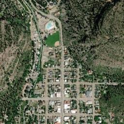 Ouray map(satellite map)